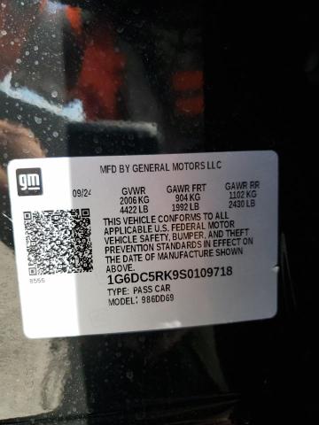 2025 CADILLAC CT4 SPORT 1G6DC5RK9S0109718