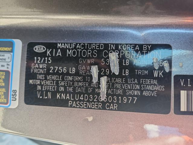 2016 KIA K900 KNALU4D32G6031977