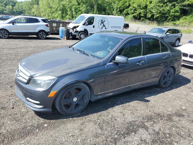 MERCEDES-BENZ C 300 4MAT 2011 charcoal  gas WDDGF8BB7BR184965 photo #1
