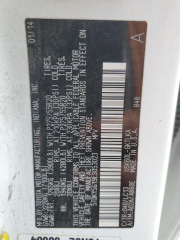 2014 TOYOTA SEQUOIA LI - 5TDKY5G19ES053023