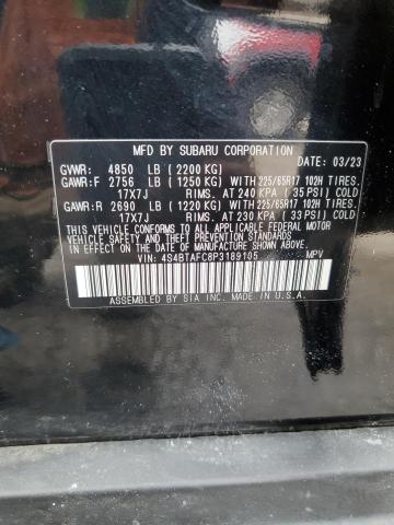 2023 SUBARU OUTBACK PREMIUM 4S4BTAFC8P3189105