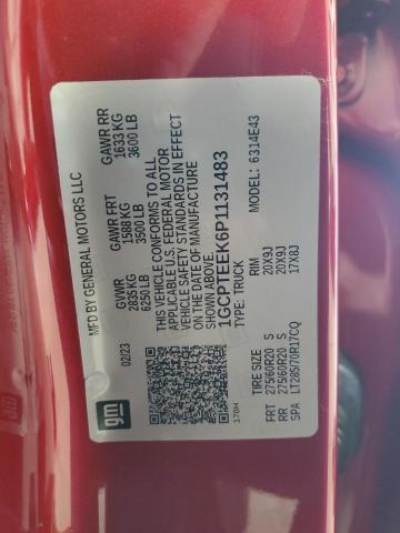 2023 CHEVROLET COLORADO T 1GCPTEEK6P1131483