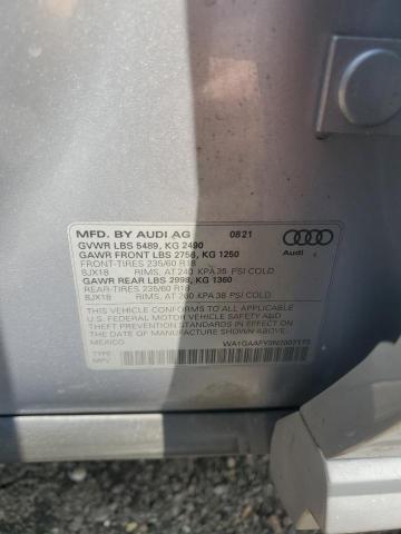 2022 AUDI Q5 PREMIUM WA1GAAFY3N2007173