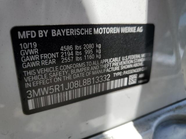 2020 BMW 330I 3MW5R1J08L8B13332
