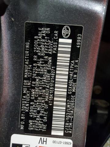 2015 TOYOTA AVALON XLE 4T1BK1EB1FU148271