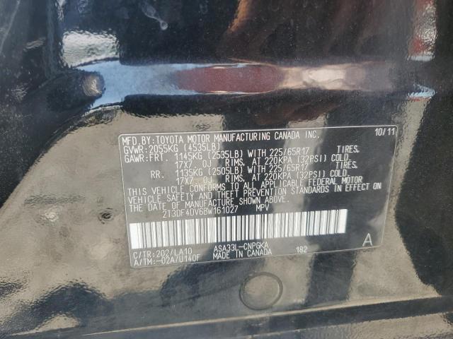 2011 TOYOTA RAV4 LIMIT - 2T3DF4DV6BW161027