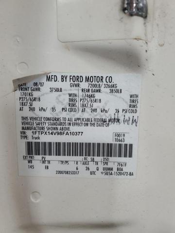 2008 FORD F150 #3296273406