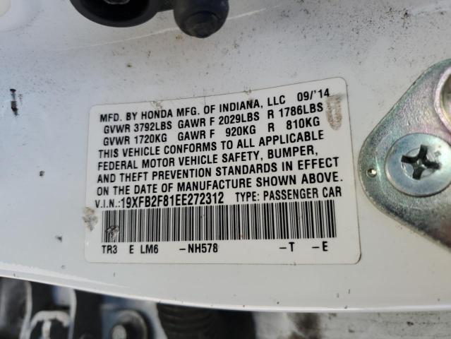 2014 HONDA CIVIC EX - 19XFB2F81EE272312