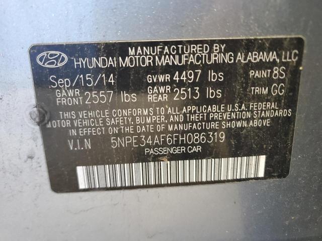 2015 HYUNDAI SONATA SPO 5NPE34AF6FH086319