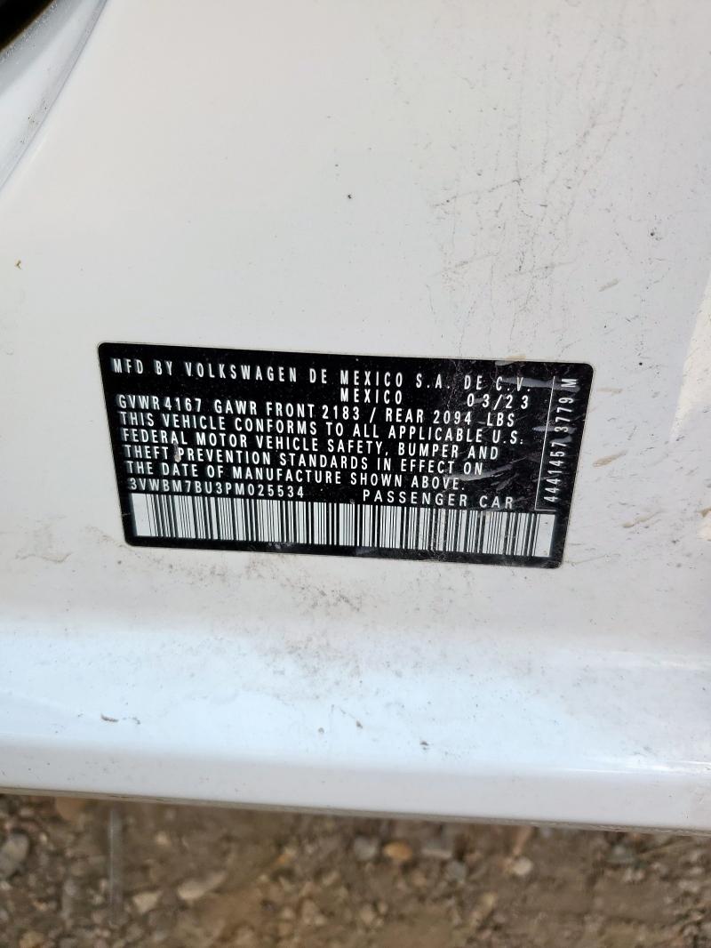 2023 VOLKSWAGEN JETTA SPOR 3VWBM7BU3PM025534