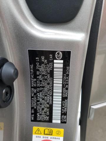 2018 LEXUS ES 350 58ABK1GG1JU109223