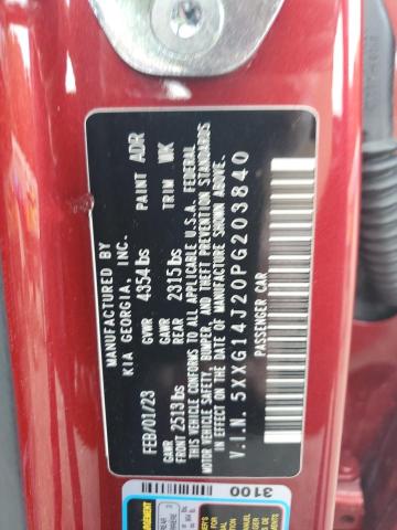 2023 KIA K5 LXS 5XXG14J20PG203840