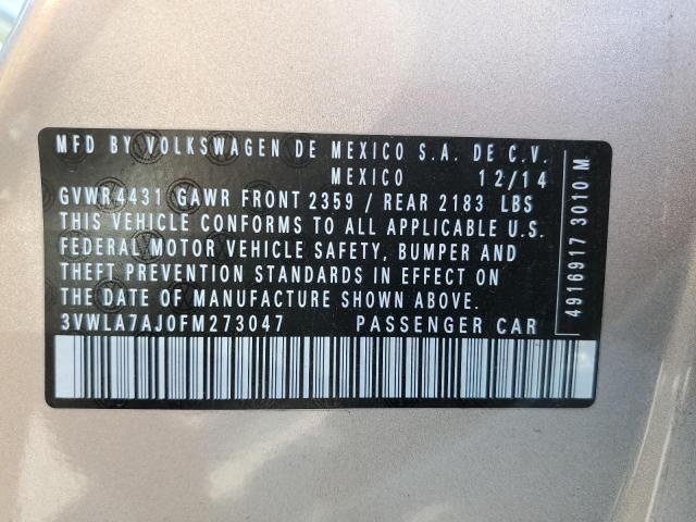 2015 VOLKSWAGEN JETTA TDI 3VWLA7AJ0FM273047