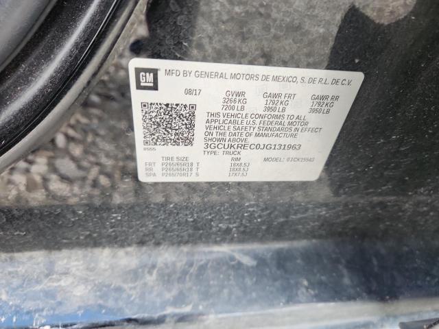 2018 CHEVROLET SILVERADO - 3GCUKREC0JG131963