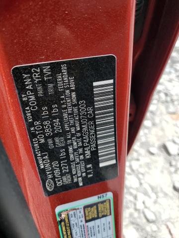 2021 HYUNDAI ELANTRA LIMITED KMHLP4AG9MU073003