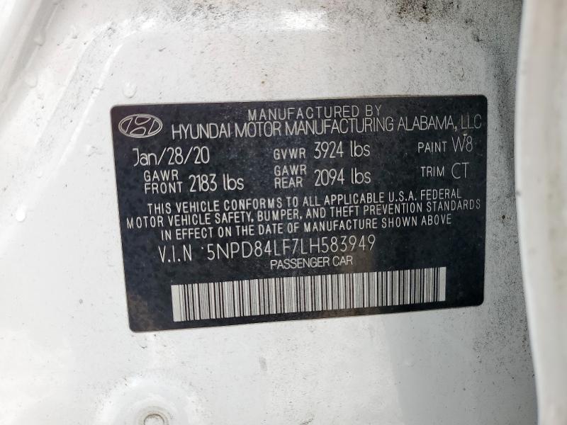 2020 HYUNDAI ELANTRA SE - 5NPD84LF7LH583949