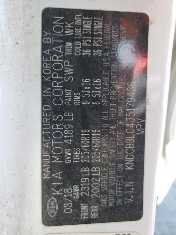 2018 KIA NIRO FE KNDCB3LC4J5179436
