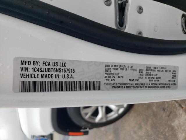 2022 JEEP WAGONEER S 1C4SJUBT6NS167916