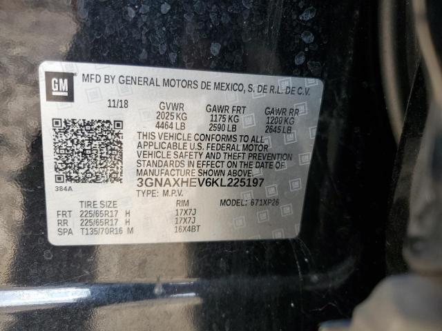 2019 CHEVROLET EQUINOX LS 3GNAXHEV6KL225197