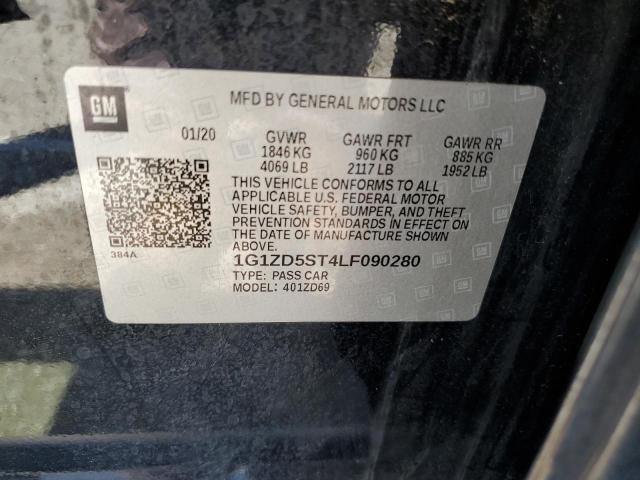 2020 CHEVROLET MALIBU LT 1G1ZD5ST4LF090280
