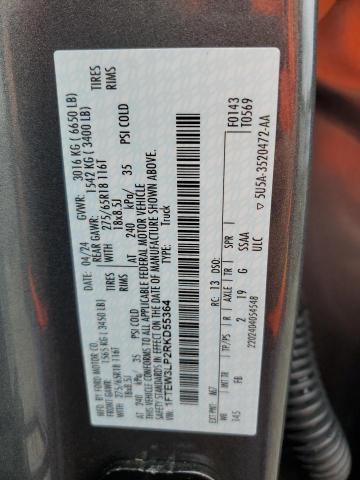 2024 FORD F150 XLT 1FTEW3LP2RKD55364