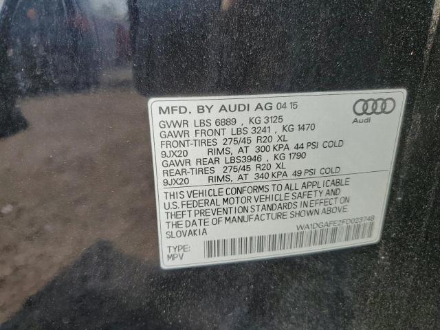 2015 AUDI Q7 PRESTIG WA1DGAFE2FD023748