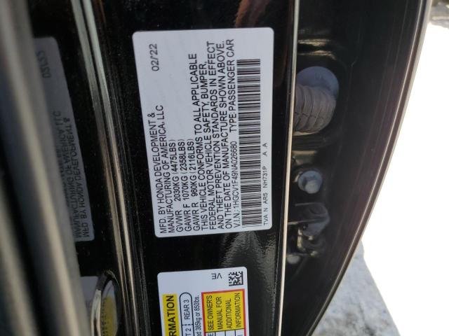 2022 HONDA ACCORD SPO 1HGCV1F49NA026680