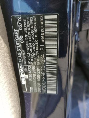 2012 MERCEDES-BENZ C 300 4MAT - WDDGF8BB3CR234181