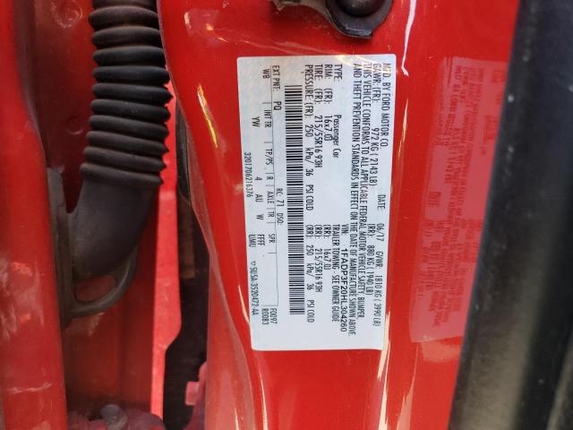 2017 FORD FOCUS SE 1FADP3F20HL304260