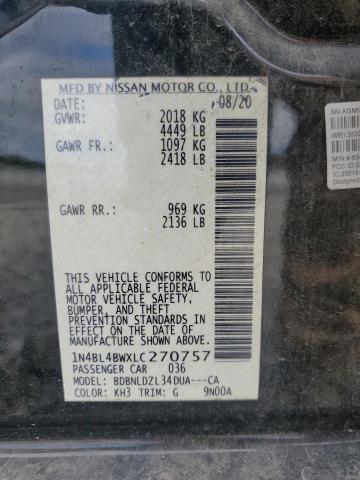 2020 NISSAN ALTIMA S 1N4BL4BWXLC270757