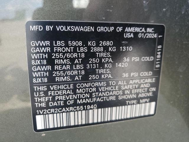 2024 VOLKSWAGEN ATLAS PEAK 1V2CR2CAXRC551940