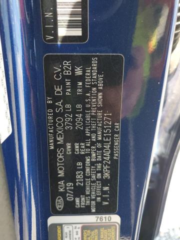 2020 KIA FORTE FE 3KPF24AD4LE151271