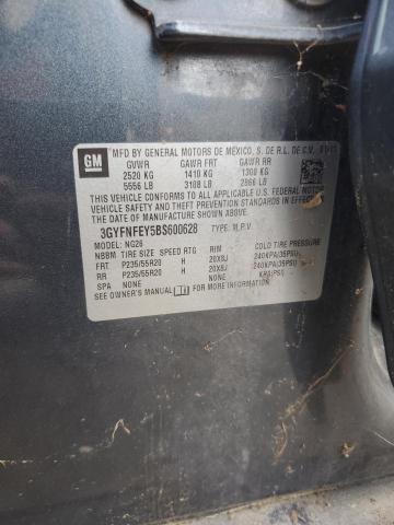 2011 CADILLAC SRX PREMIU - 3GYFNFEY5BS600628