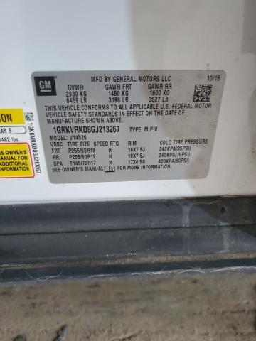 2016 GMC ACADIA SLT 1GKKVRKD8GJ213267