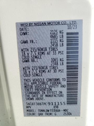 2023 NISSAN ROGUE SV - 5N1BT3BB7PC911155