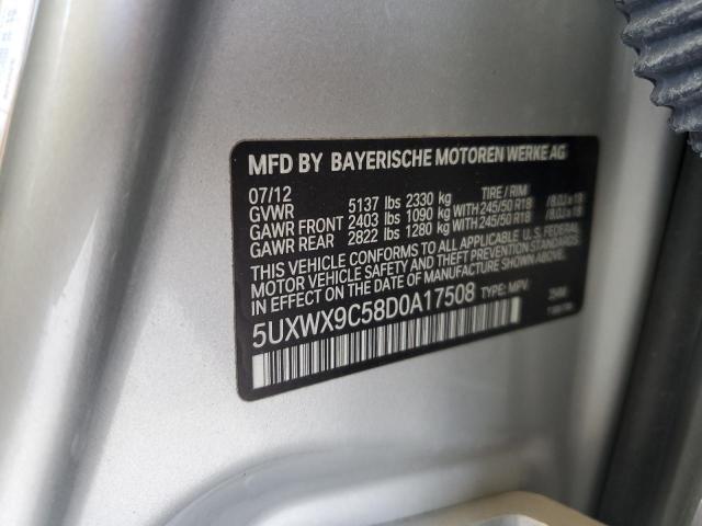 2013 BMW X3 XDRIVE2 - 5UXWX9C58D0A17508