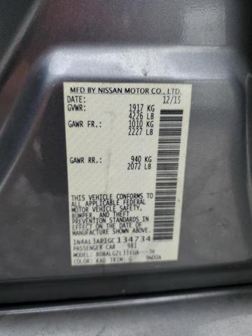 2016 NISSAN ALTIMA 2.5 - 1N4AL3AP1GC134734