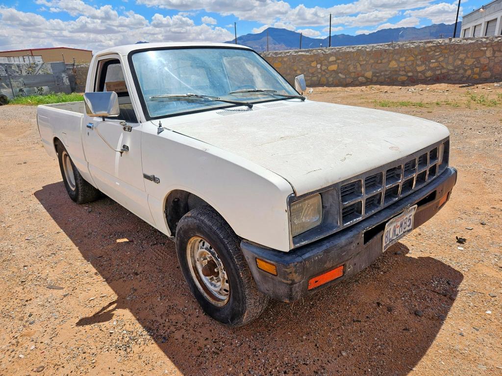 ISUZU PUP 1987 white pickup gas JAABL14L7H0715886 photo #1