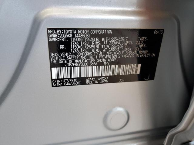 2013 TOYOTA RAV4 LE - JTMZFREV8DD013656