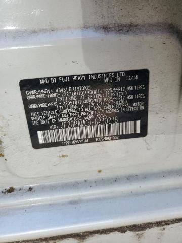 2015 SUBARU XV CROSSTR JF2GPAMC9F8230278