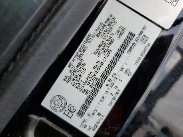 2017 FORD F150 SUPER 1FTEW1EG3HFC71059