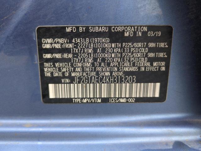 2019 SUBARU CROSSTREK JF2GTAEC4KH313203