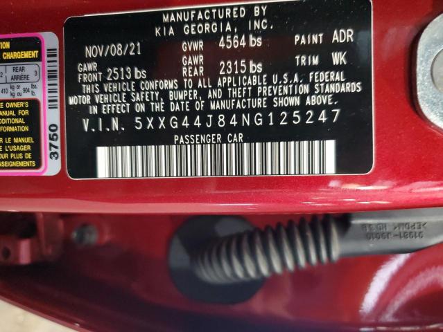 2022 KIA K5 GT 5XXG44J84NG125247