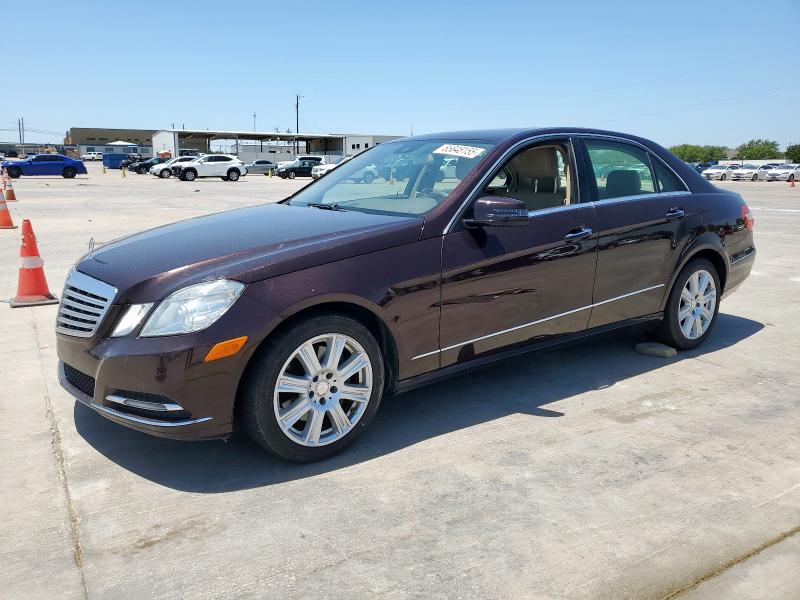 MERCEDES-BENZ E 350 4MAT 2013 brown  gas WDDHF8JB4DA744769 photo #1