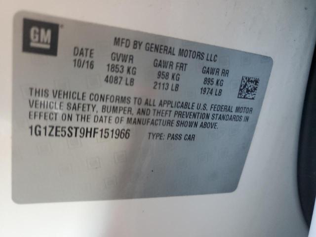2017 CHEVROLET MALIBU LT 1G1ZE5ST9HF151966