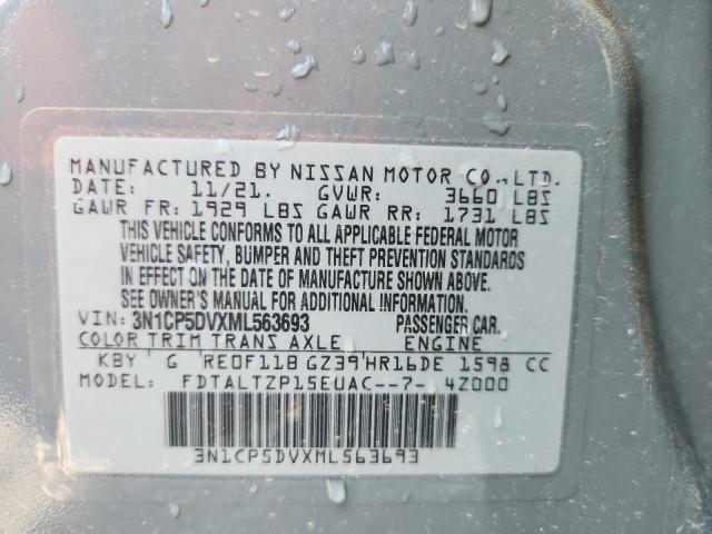 2021 NISSAN KICKS SR - 3N1CP5DVXML563693