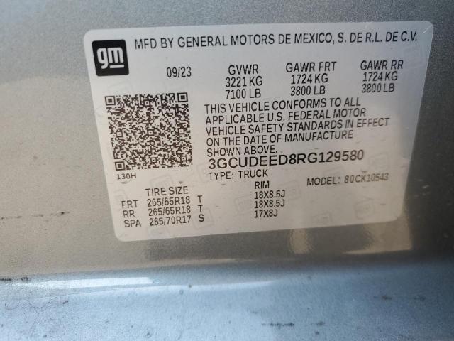 2024 CHEVROLET SILVERADO 3GCUDEED8RG129580