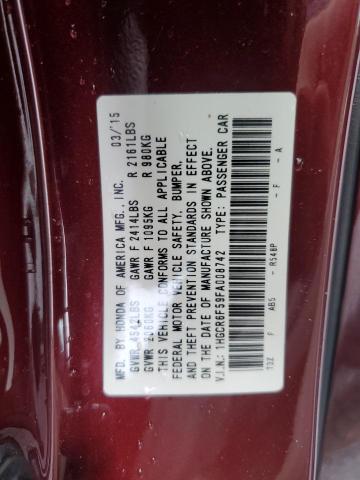 2015 HONDA ACCORD SPO 1HGCR6F59FA008742