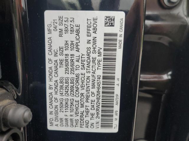 2021 HONDA CR-V EXL 2HKRW2H82MH645740