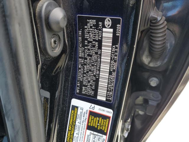 2012 TOYOTA CAMRY BASE - 4T1BF1FKXCU617193